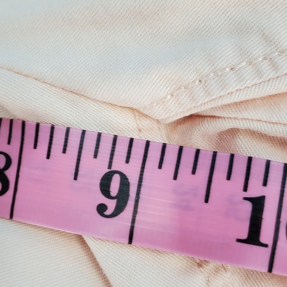 Ann Taylor Loft peach cotton bermuda shorts 6